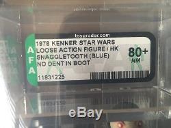 Star Wars 1978 Blue Snaggletooth Afa 80+sears Execlusive Kenner Vintage Must See