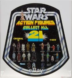 Star Wars 1979 Vintage Kenner Collect All 21 Bell Display AFA 90