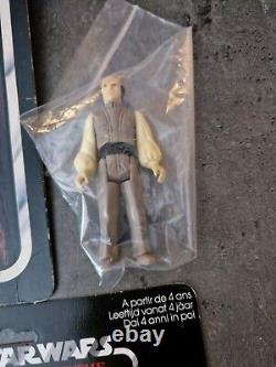 Star Wars 5 X Vintage Original Figures 80's With Backing Cards Leia Lando Logray