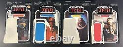 Star Wars Action Figure Card Back Lot of 22 ROTJ Original Vintage Palitoy/kenner