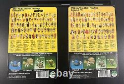 Star Wars Action Figure Card Back Lot of 22 ROTJ Original Vintage Palitoy/kenner