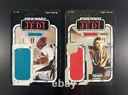 Star Wars Action Figure Card Back Lot of 22 ROTJ Original Vintage Palitoy/kenner