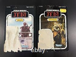 Star Wars Action Figure Card Back Lot of 22 ROTJ Original Vintage Palitoy/kenner