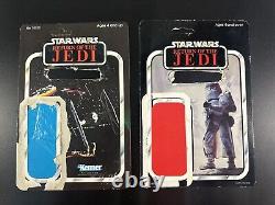 Star Wars Action Figure Card Back Lot of 22 ROTJ Original Vintage Palitoy/kenner