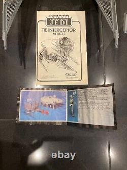 Star Wars Battle Damaged Imperial Tie Fighter Vintage Kenner 1983 ROTJ MINT COND