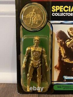 Star Wars C 3po Potf Moc Kenner Vintage 1984 Anh Esb Rotj R2 D2 Luke