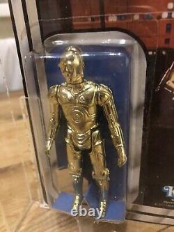 Star Wars C3PO Vintage Carded Graded 12 back