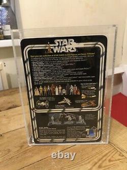 Star Wars C3PO Vintage Carded Graded 12 back