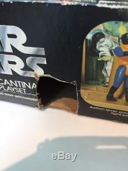 Star Wars Creature Cantina 1977 Action Playset Kenner In Box Vintage