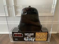 Star Wars Darth Vader Action Figure Case Misb Kenner Afa 80 Vintage 1983 Rotj