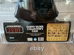 Star Wars Darth Vader Action Figure Case Misb Kenner Afa 80 Vintage 1983 Rotj