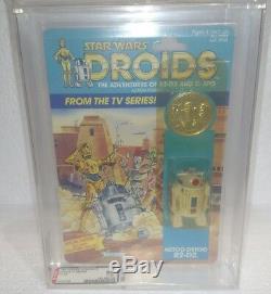 Star Wars Droids R2 D2 Vintage Kenner 1985 Afa 80 Graded
