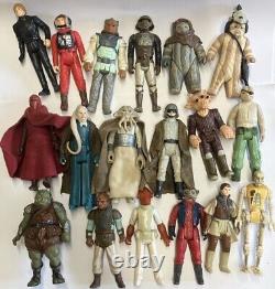 Star Wars Episode VI Return Of The Jedi 18x Vintage Figures 1983/84 Kenner