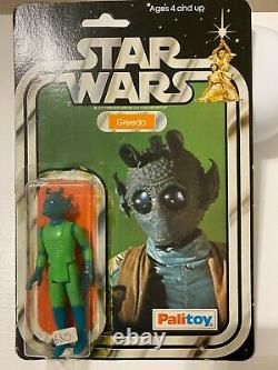 Star Wars Figure Greedo Vintage 1977 Carded Palitoy