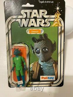 Star Wars Figure Greedo Vintage 1977 Carded Palitoy