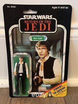 Star Wars Han Solo 65c Clear Bub Kenner Vintage 1983 Rotj Anh Esb Emperor Offer