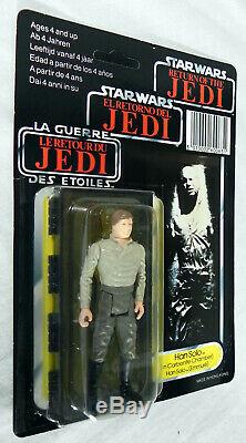 Star Wars Han Solo Carbonite Chamber Vintage ROTJ MOC Tri Logo POTF 1984 1985