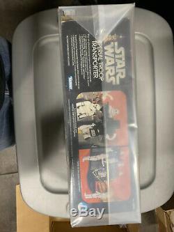 Star Wars Imperial Troop Transporter Afa 70 Q Vintage Kenner Decal Sealed Inside