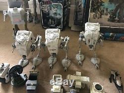 Star Wars Job Lot Vintage Figures Imperial Stormtrooper At-At Boxed Darth Vader