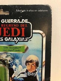 Star Wars Lili Ledy Luke Skywalker Jedi Vintage Kenner Cardback AFA Reseal MOC