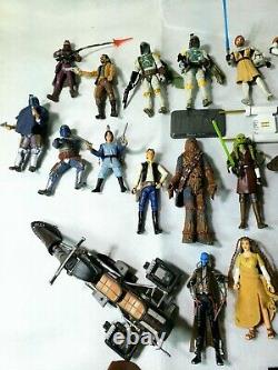 Star Wars Lot Of 50 Action Figures Vintage Weapons and Accessories Hasbro