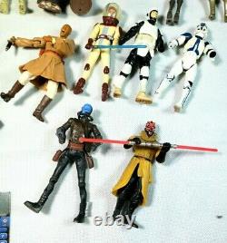 Star Wars Lot Of 50 Action Figures Vintage Weapons and Accessories Hasbro