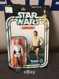 Star Wars Luke Skywalker 12 Back C MOC Vintage Kenner The Last Jedi