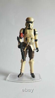 Star Wars Modern Hasbro CLEAR Figure Stands Vintage Collection POTF2 Forcelink +