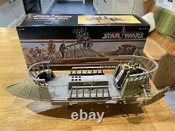Star Wars Power of The Force Vintage Tatooine Skiff With Box Excellent