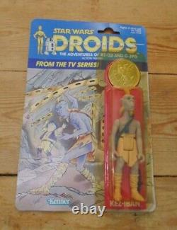 Star Wars ROTJ Kez Iban Vintage Carded Kenner Droids Cartoon