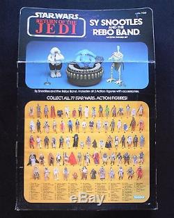 Star Wars ROTJ Original Vintage Sy Snootles & Max Rebo Band Playset Sealed MISB