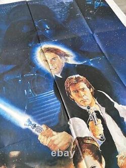 Star Wars Return Of The Jedi 1983 Original 39x55 Italian Vintage Cinema Poster