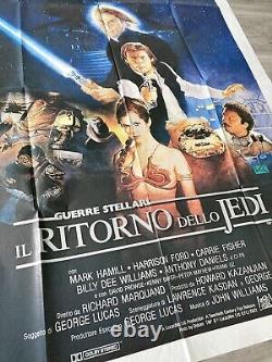 Star Wars Return Of The Jedi 1983 Original 39x55 Italian Vintage Cinema Poster