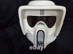 Star Wars Scout Biker Trooper Helmet Rubies Vintage 2006 Visor RARE US IMPORT