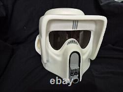 Star Wars Scout Biker Trooper Helmet Rubies Vintage 2006 Visor RARE US IMPORT