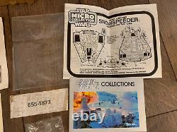 Star Wars Snowspeeder Micro Complete W Org Receipt Mib Vintage Kenner 1982 Luke