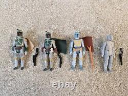 Star Wars Stan Solo Boba Fett ROTJ ESB Holiday Special Unpainted Set Vintage