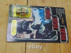 Star Wars Trilogo Yoda Carded Palitoy Vintage Tri-Logo