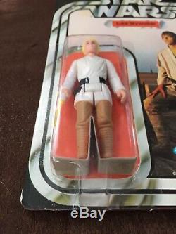 Star Wars Vintage 1977-luke Skywalker 12 Back B Farmboy Beautiful Afa It