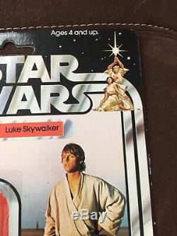 Star Wars Vintage 1977-luke Skywalker 12 Back B Farmboy Beautiful Afa It