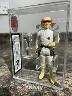 Star Wars Vintage, 1981, UKG 80% CLOUD CAR PILOT, H. K, Not AFA- Laser Cut Case