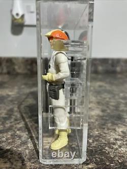 Star Wars Vintage, 1981, UKG 80% CLOUD CAR PILOT, H. K, Not AFA- Laser Cut Case