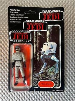 Star Wars Vintage Action Figure AT-ST Driver Palitoy Boxed Unpunched. Tri-Logo