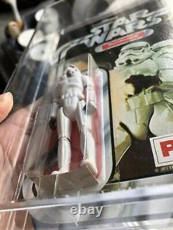 Star Wars Vintage Afa 85 Graded Palitoy 12 Back Stormtrooper