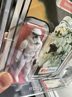 Star Wars Vintage Afa 85 Graded Palitoy 12 Back Stormtrooper