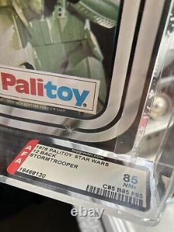 Star Wars Vintage Afa 85 Graded Palitoy 12 Back Stormtrooper