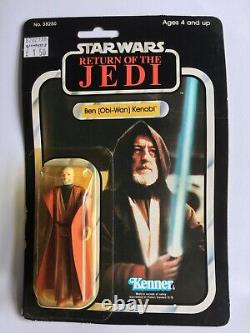 Star Wars Vintage Ben Kenobi / Obi-Wan ROTJ 77 BACK MOC