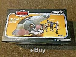Star Wars Vintage Black SLAVE 1 Series Edition Boba Fett Amazon Hasbro 2012 NEW