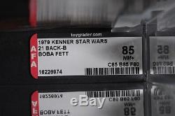 Star Wars Vintage Boba Fett 21 Back-B AFA 85 (85/85/80) Unpunched MOC