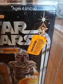 Star Wars Vintage Boba Fett 21 Back Moc Afa